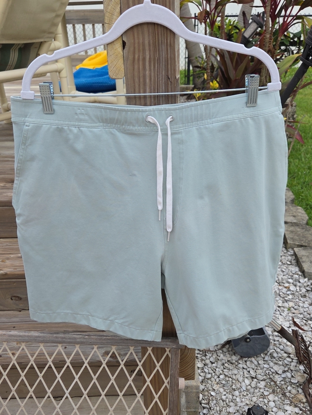 Travis Mathew Men's Light Greeny Athletic Shorts